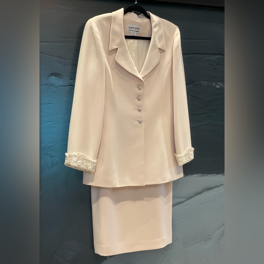 Albert Nipon Vintage Evening/Formal Jacket/Skirt … - image 6